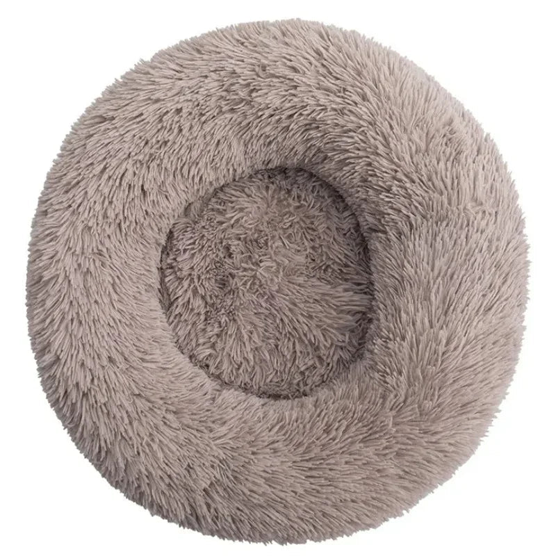 Petzrella Round Plush Pet Bed – 6 Sizes for Cats & Dogs - Petzrella Kft.