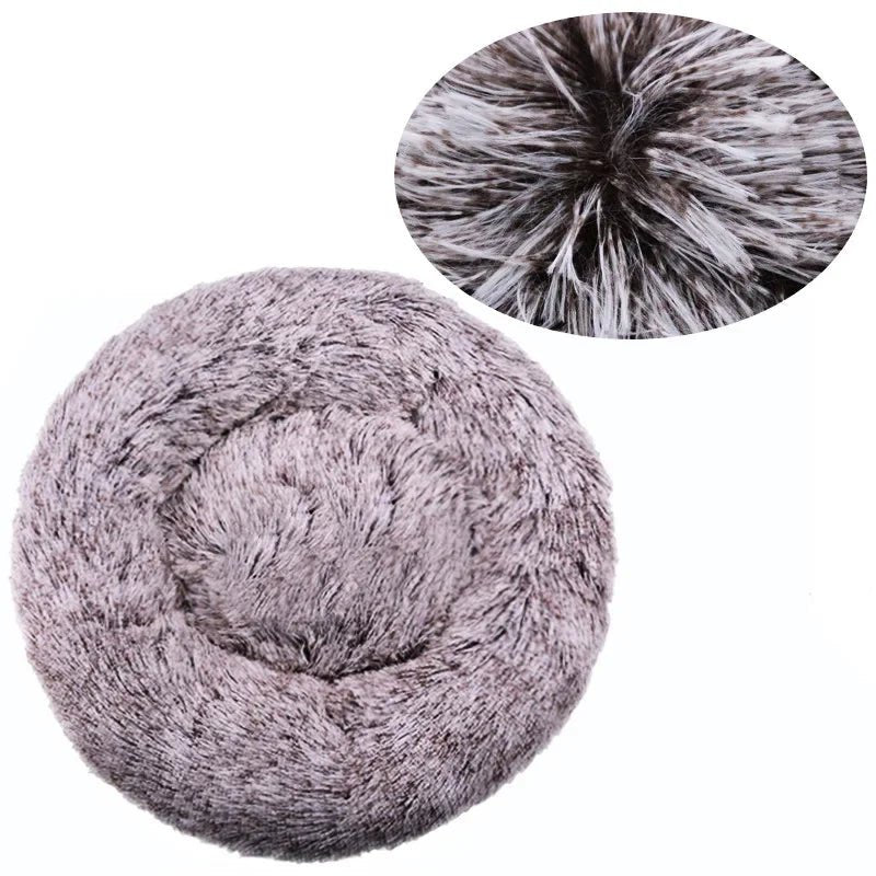 Petzrella Round Plush Pet Bed – 6 Sizes for Cats & Dogs - Petzrella Kft.