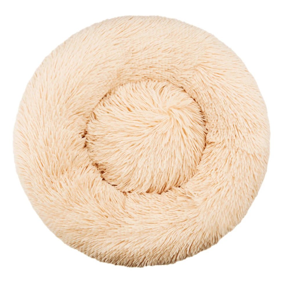 Petzrella Round Plush Pet Bed – 6 Sizes for Cats & Dogs - Petzrella Kft.