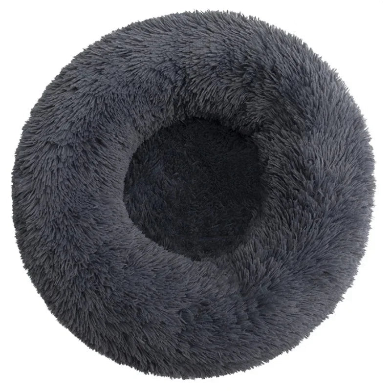 Petzrella Round Plush Pet Bed – 6 Sizes for Cats & Dogs - Petzrella Kft.