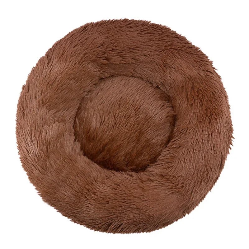 Petzrella Round Plush Pet Bed – 6 Sizes for Cats & Dogs - Petzrella Kft.