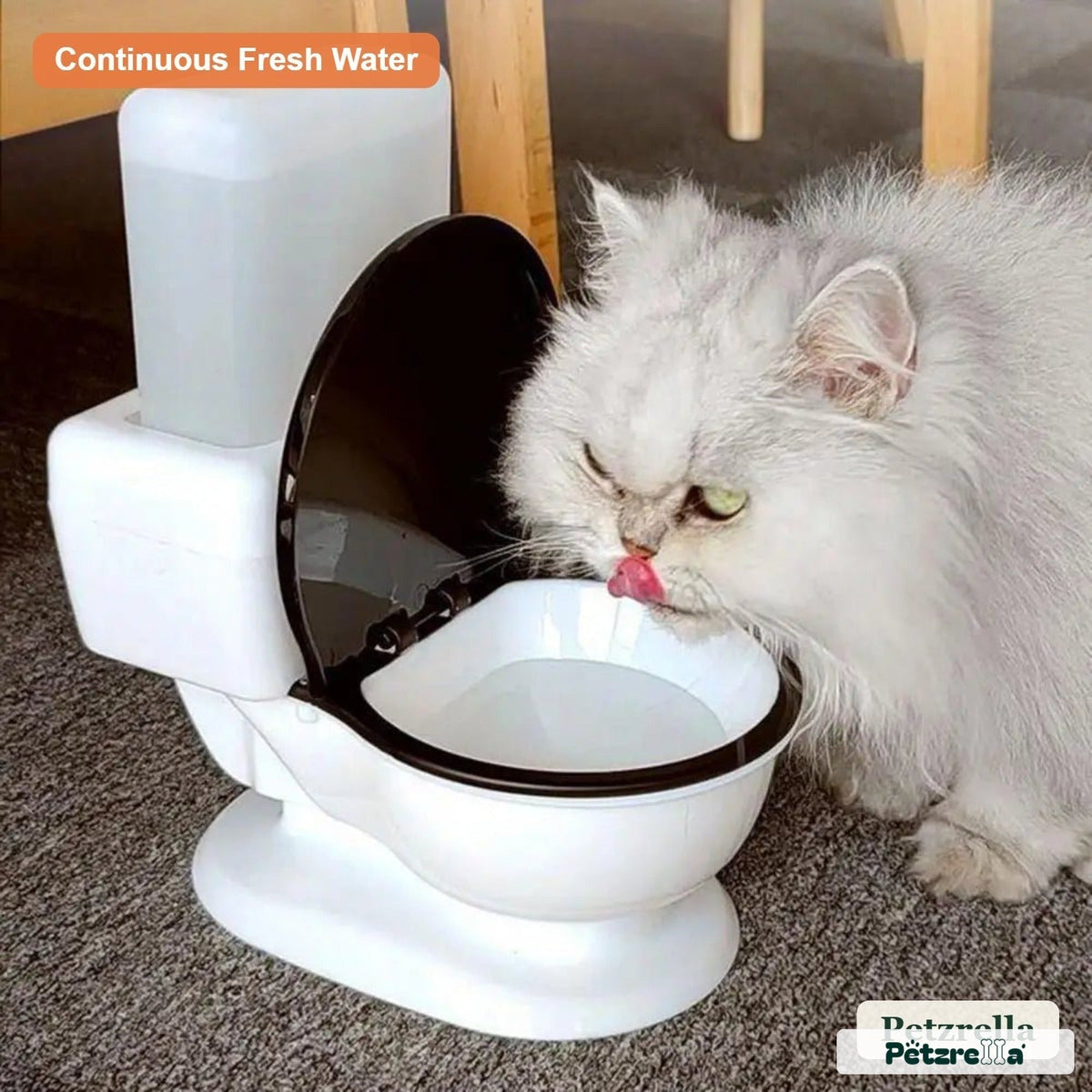Petzrella Royal Refresh Cat Toilet Water Dispenser - Petzrella Kft.