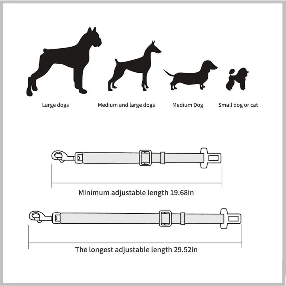 Petzrella Safe Travel Seatbelt Leash - Petzrella Kft.
