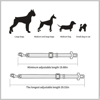 Petzrella Safe Travel Seatbelt Leash - Petzrella Kft.