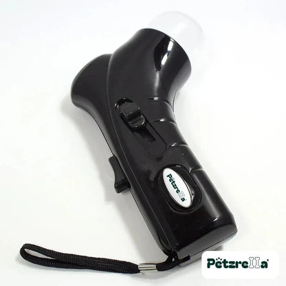 Petzrella Snack Catapult treat launcher in black