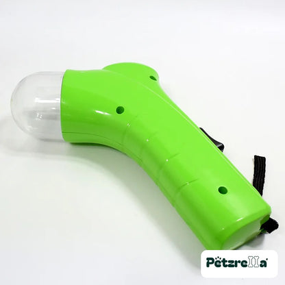 Petzrella Snack Catapult treat launcher in green