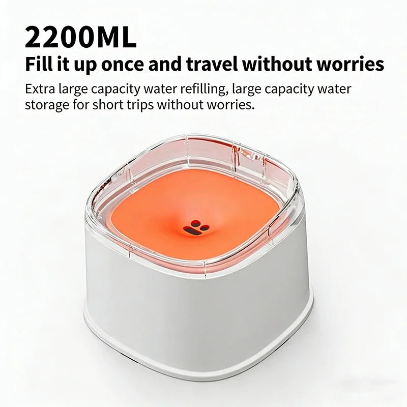 Petzrella Splash-Proof Floating Water Bowl for Dogs & Cats - Petzrella Kft.
