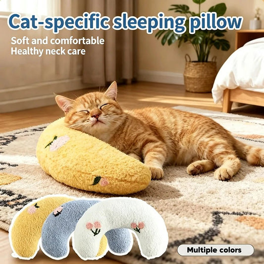 Petzrella U-Shape Pet Calming Pillow – Soft Neck Support for Cats & Dogs - Petzrella Kft.