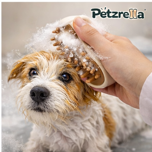 Petzrella Dampf-Bürste – Entfilzungsbürste für Katzen & Hunde