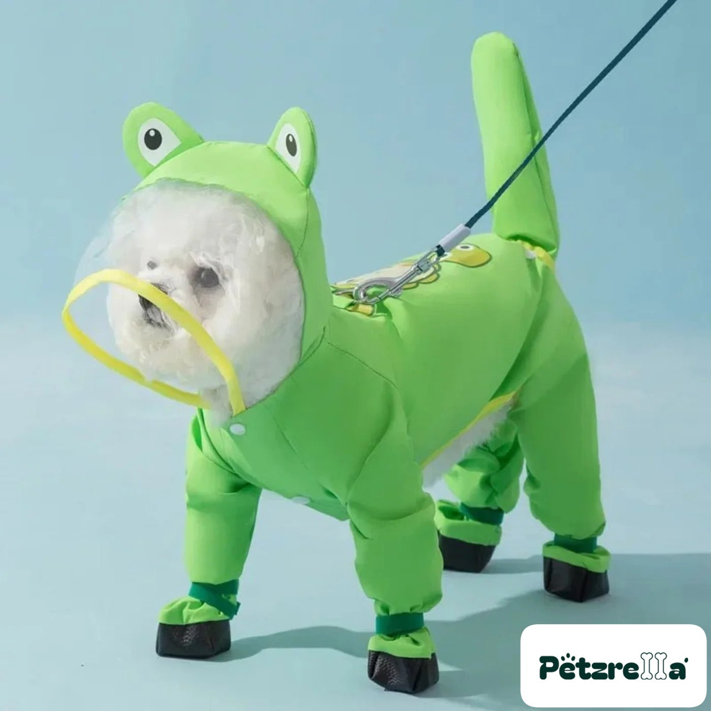 Petzrella All-In-One Waterproof Dog Rain Poncho – view 2
