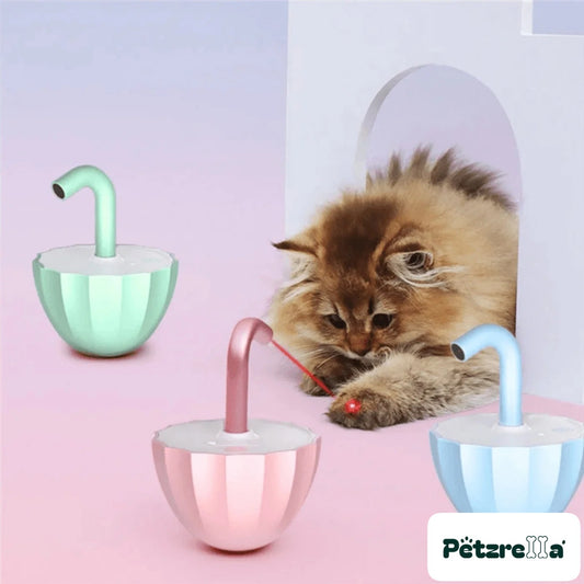 Petzrella Automatic 360° Laser Teaser – Light Pink
