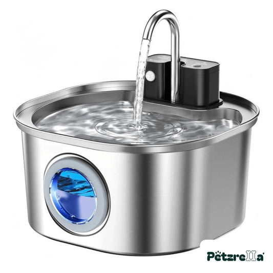 Petzrella 3L Wireless Cat Water Fountain – Fountain + 6 Filter Chips