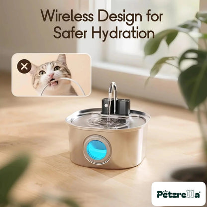 Petzrella 3L Wireless Cat Water Fountain – view 2