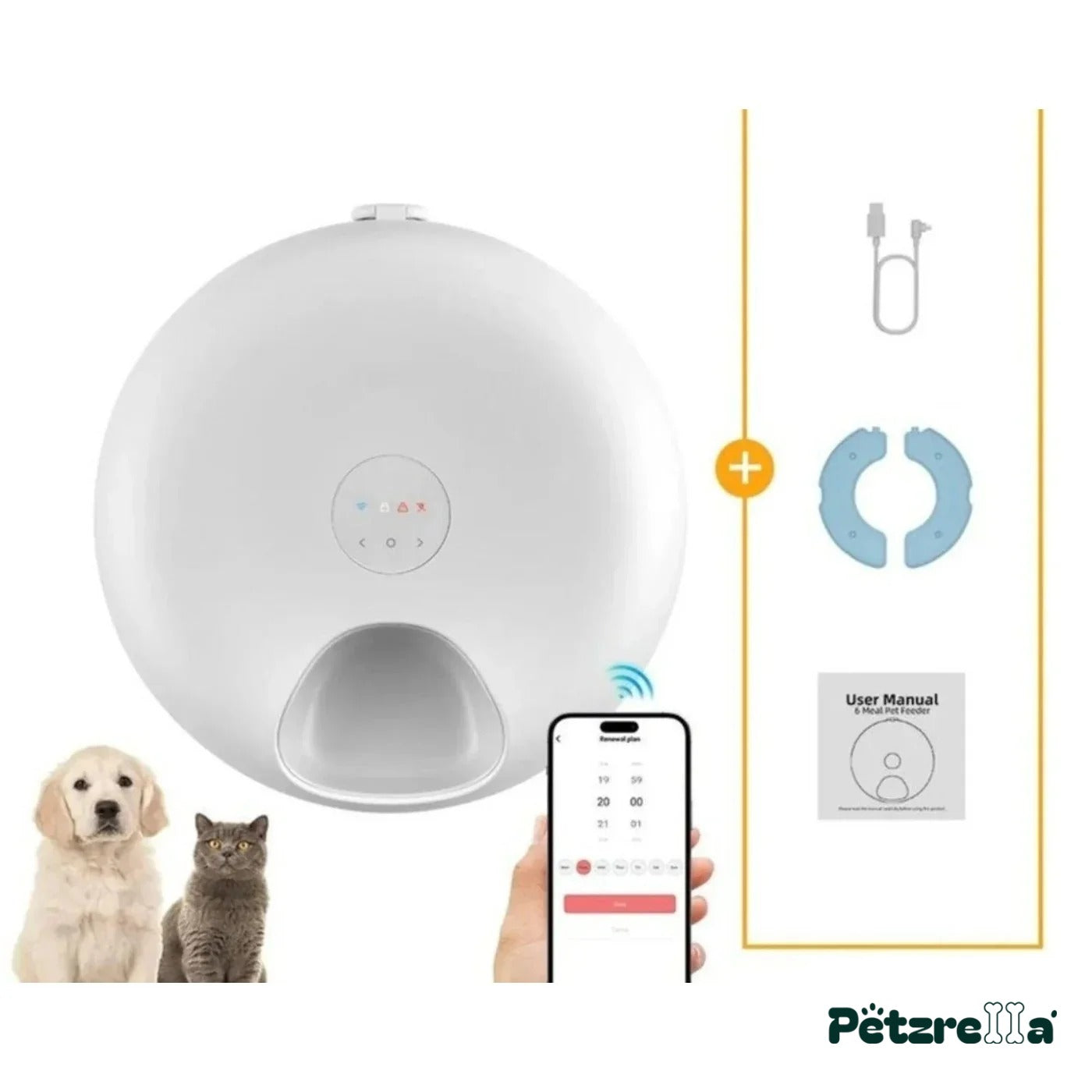 Petzrella Automatic Wet Food Pet Feeder – view 3