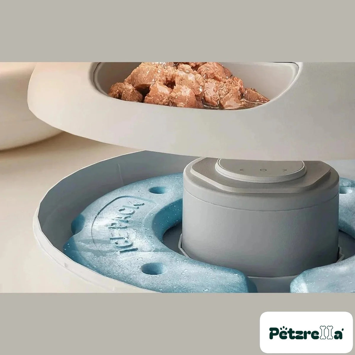 Petzrella Automatic Wet Food Pet Feeder – view 2