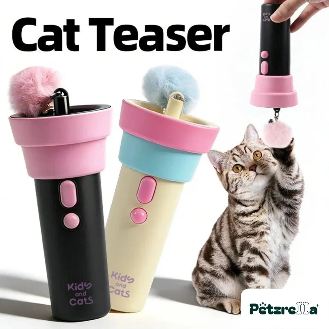 Petzrella Electric Cat Wand Toy – view 3