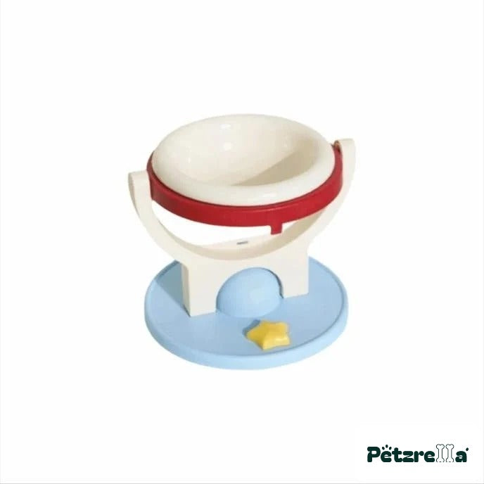 Petzrella Elevated Pet Bowl with interchangeable stainless steel insert