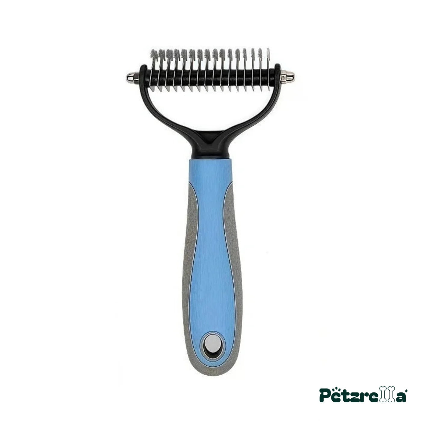 Petzrella Pet Grooming Comb in blue, size S