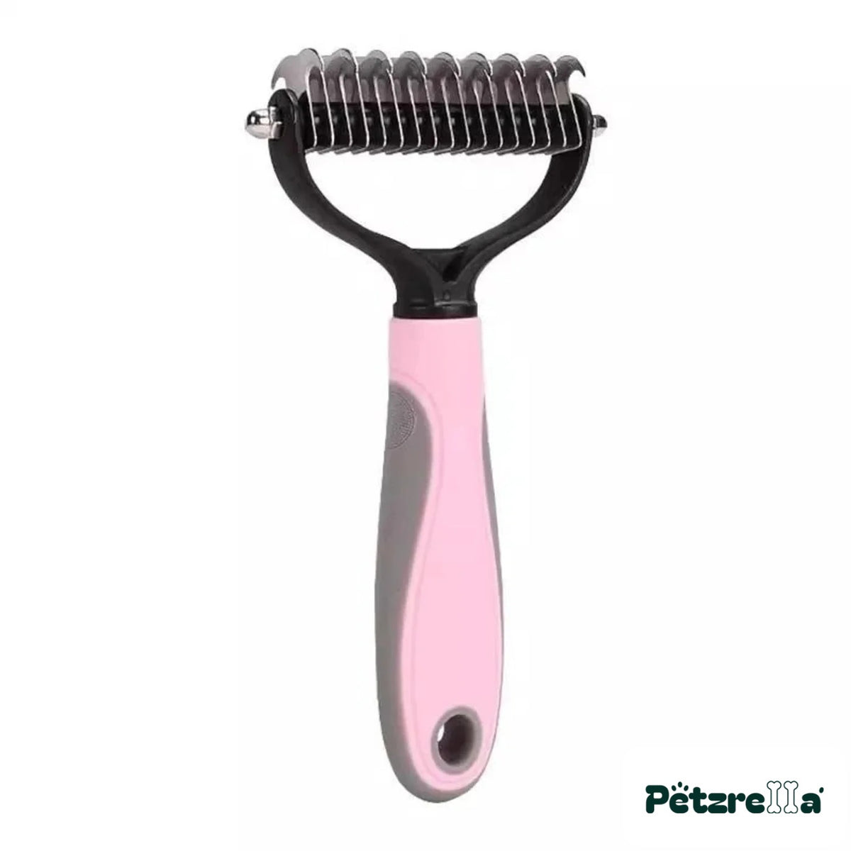 Petzrella Pet Grooming Comb in pink