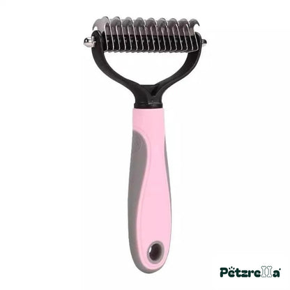 Petzrella Pet Grooming Comb in pink