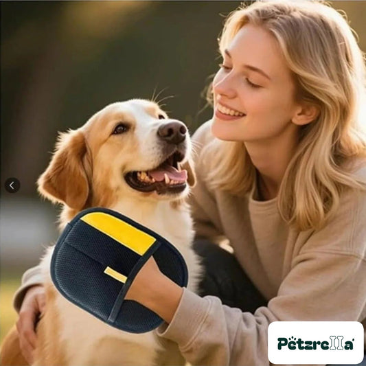 Petzrella Pet Hair Removal Gloves for Cats & Dogs – 1 Glove