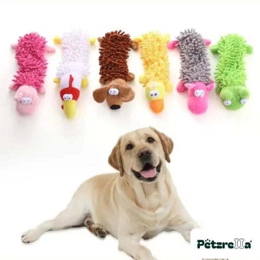 Petzrella Plush Dog Toy – Blue