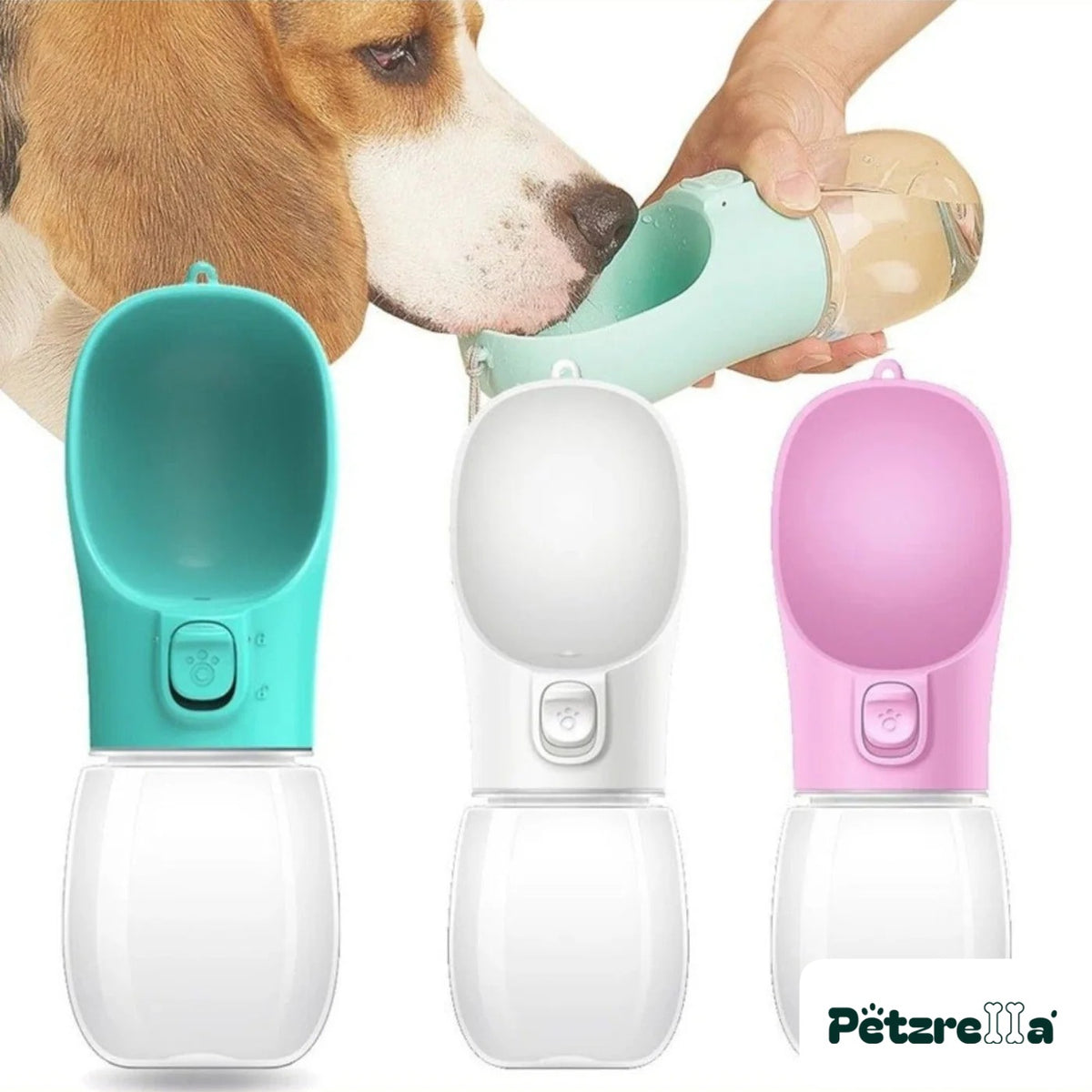 Petzrella Portable Pet Water Bottle for Dogs