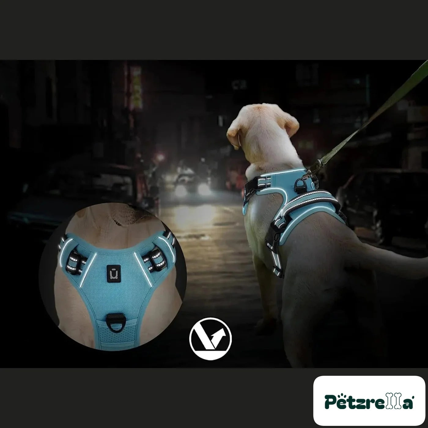 Petzrella Reflective No-Pull Dog Harness – view 3