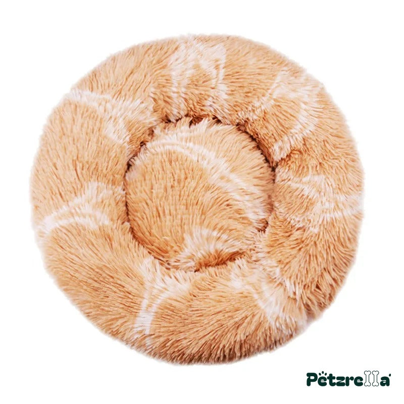 Petzrella Round Plush Pet Bed – 12 / 90cn