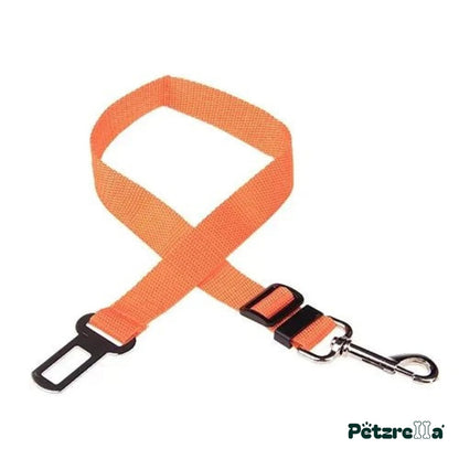 Petzrella Safe Travel Seatbelt Leash – Orange