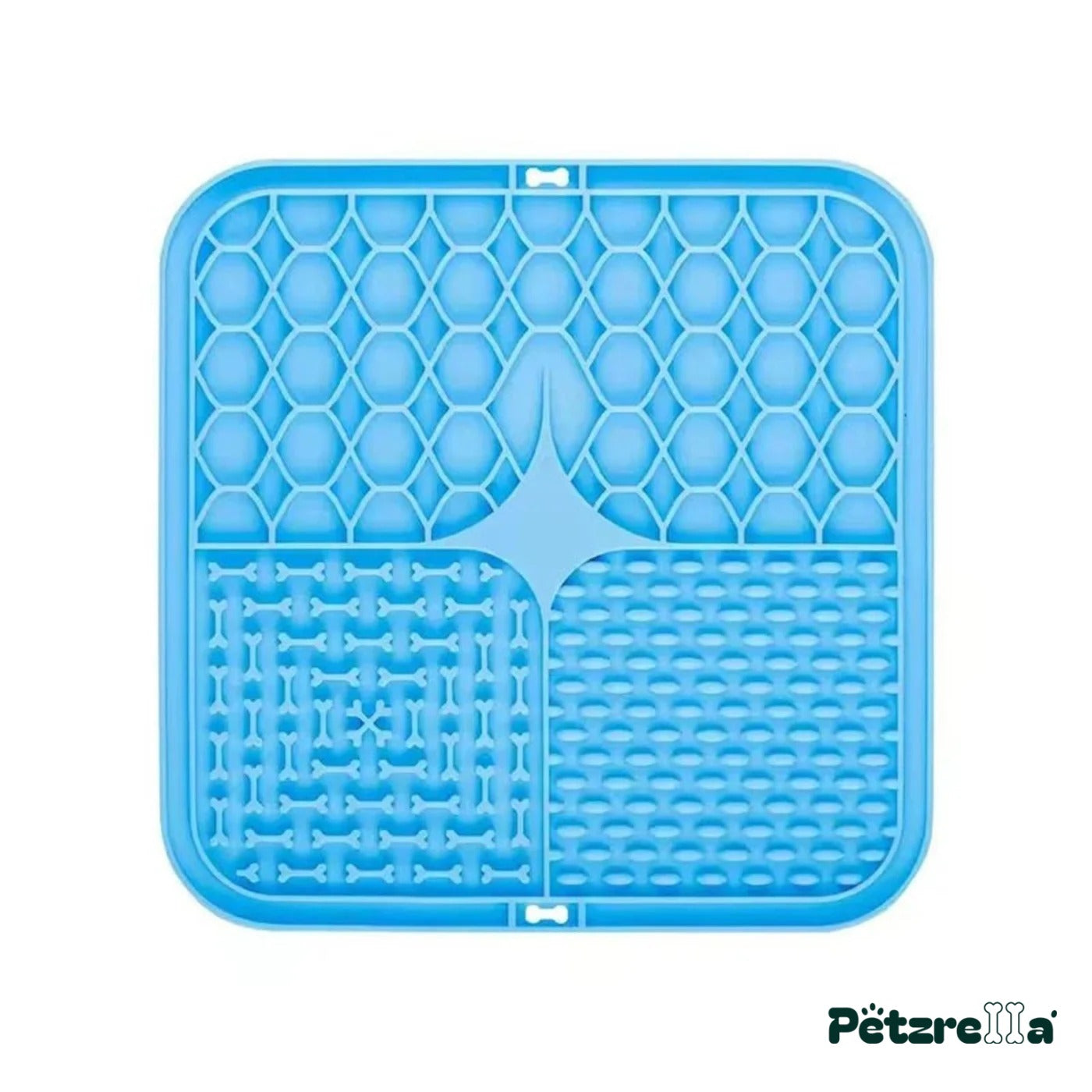 Petzrella Slow Feeder Lick Mat – Blue (5-Pack)