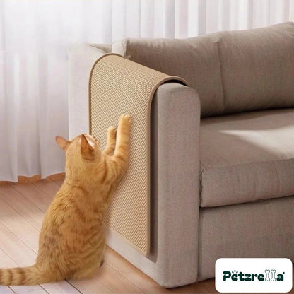 Petzrella Wall-Mounted Sisal Cat Scratcher with Play Ball – 25x50cm - No Ball