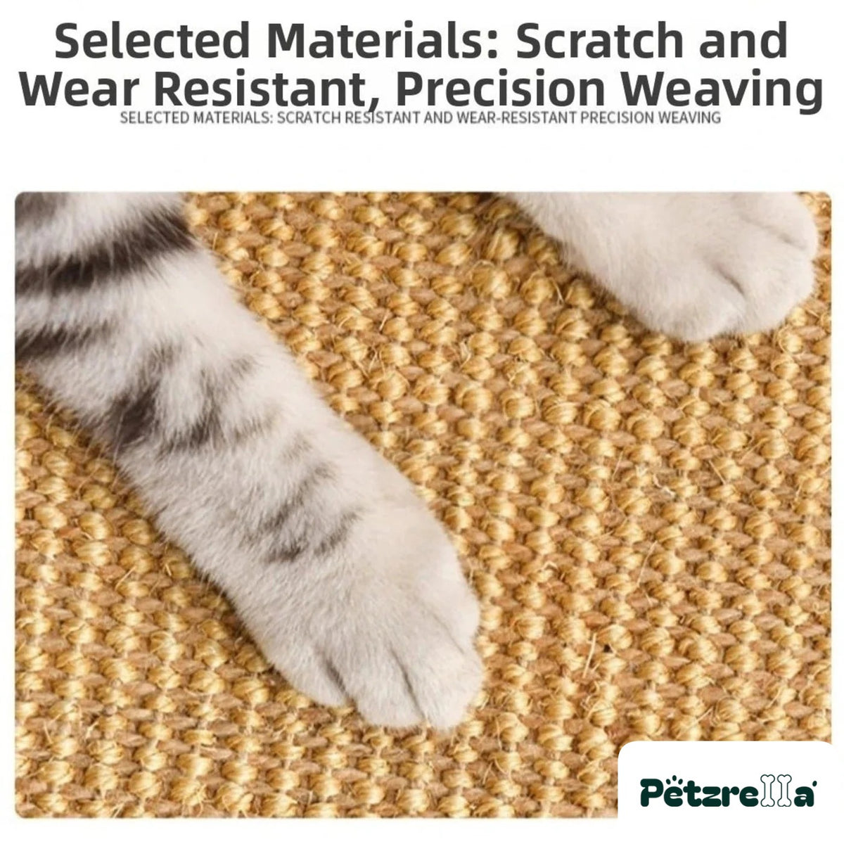 Petzrella Wall-Mounted Sisal Cat Scratcher with Play Ball – view 2