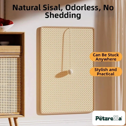 Petzrella Wall-Mounted Sisal Cat Scratcher with Play Ball – view 3