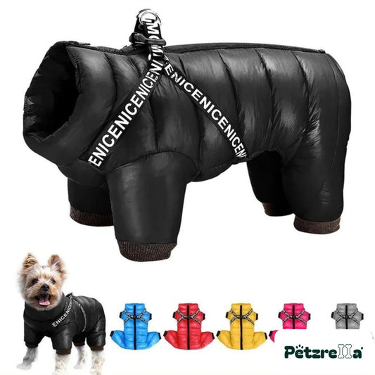 Petzrella Winter Dog Coat – black / 16