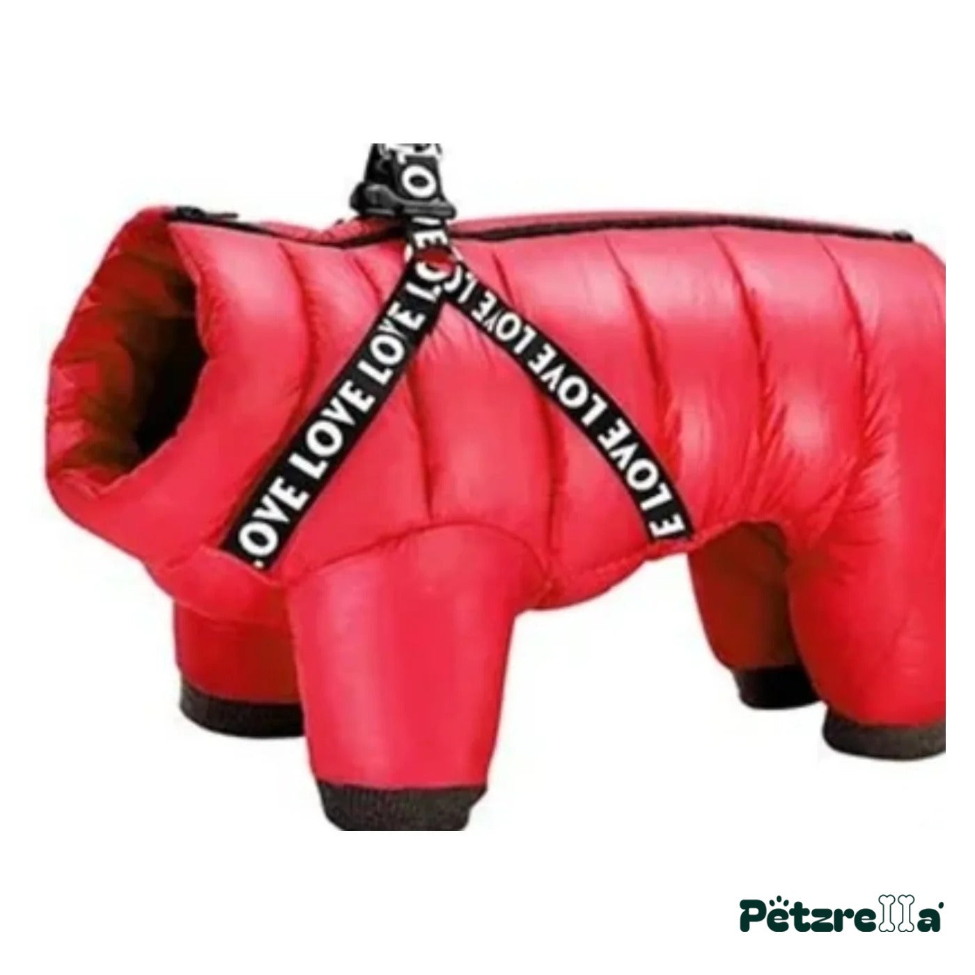 Petzrella Winter Dog Coat – Red / 18
