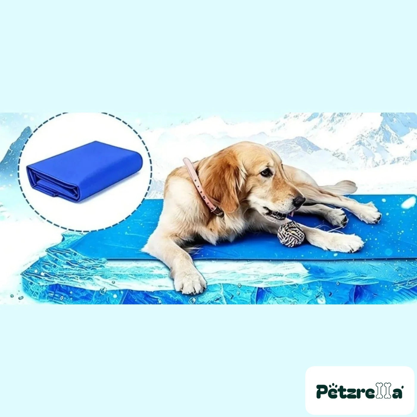 Petzrella Summer Gel Cooling Mat for Dogs & Cats – view 2