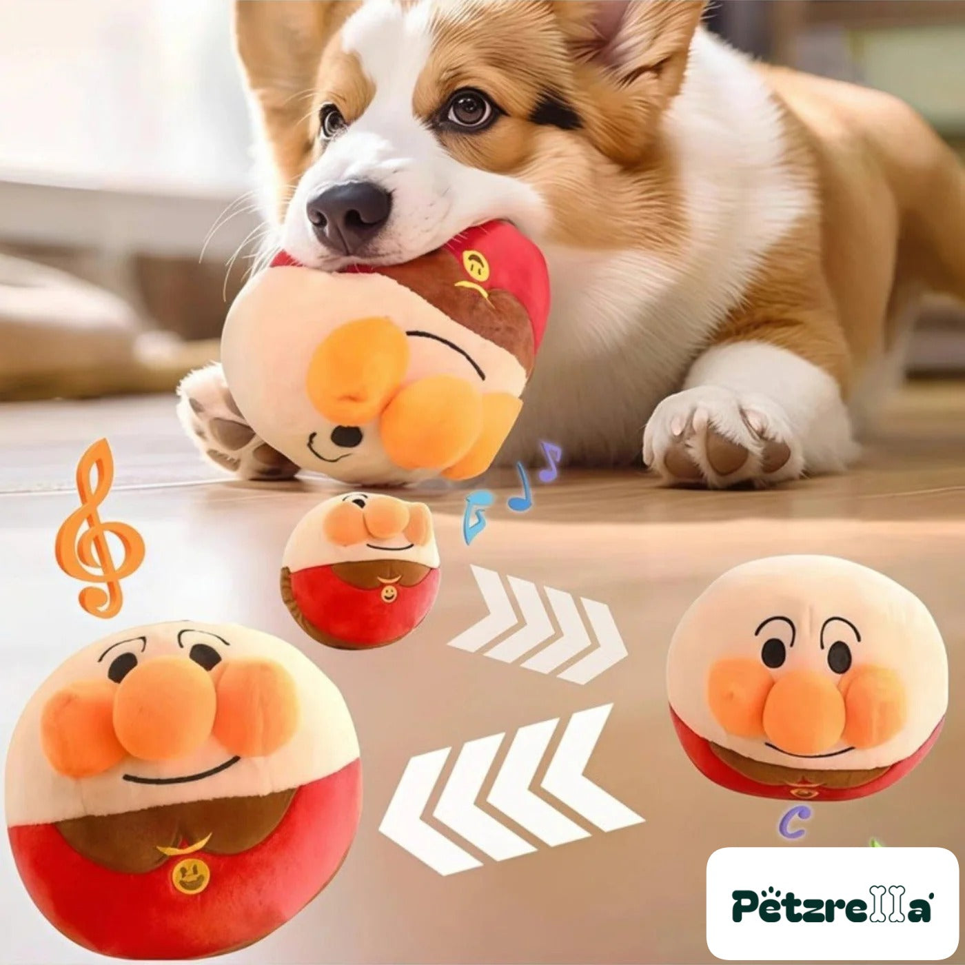 Petzrella USB Rechargeable Electric Bouncing Dog Toy