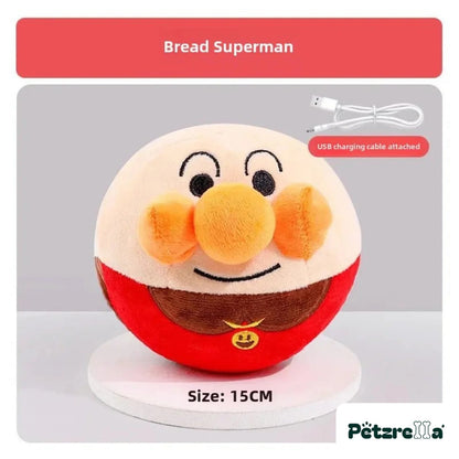Petzrella USB Rechargeable Electric Bouncing Dog Toy – Bread Superman