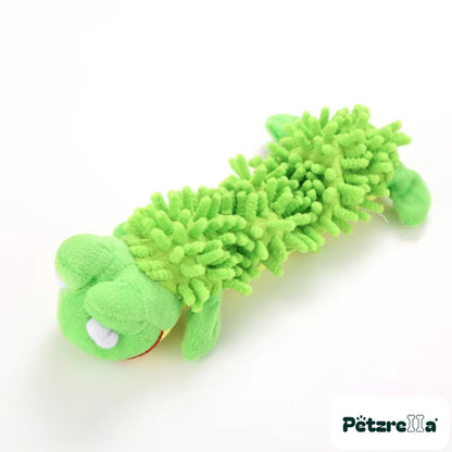Petzrella Plush Dog Toy - Green Frog