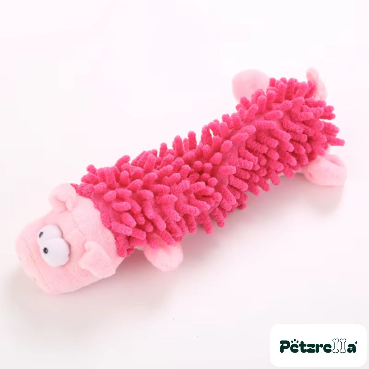 Petzrella Plush Dog Toy - Rose Pig
