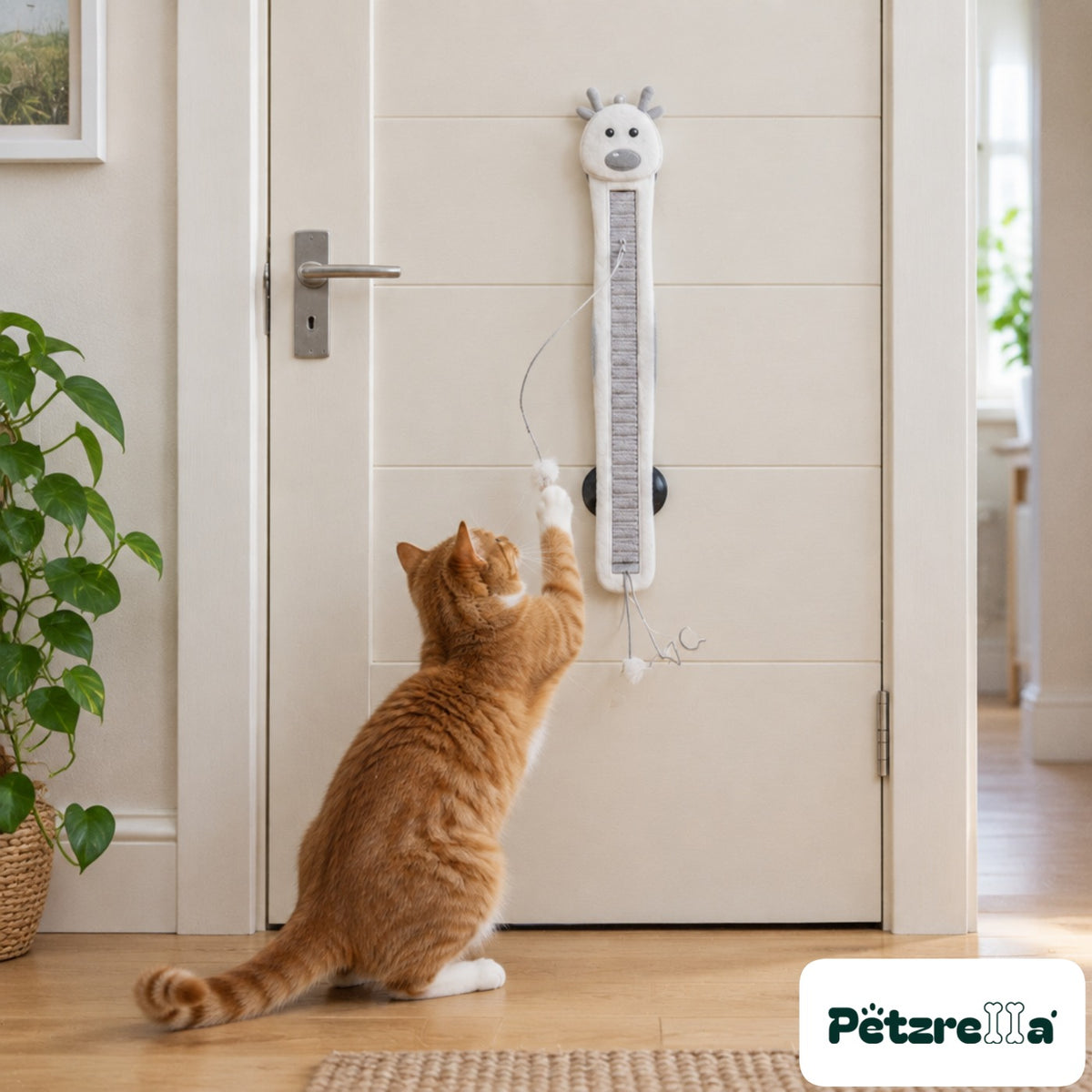 Petzrella Auto Cat Teaser in white
