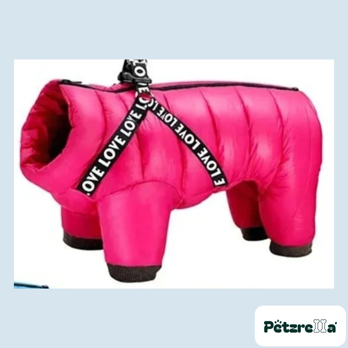 Petzrella Winter Dog Coat - Rose