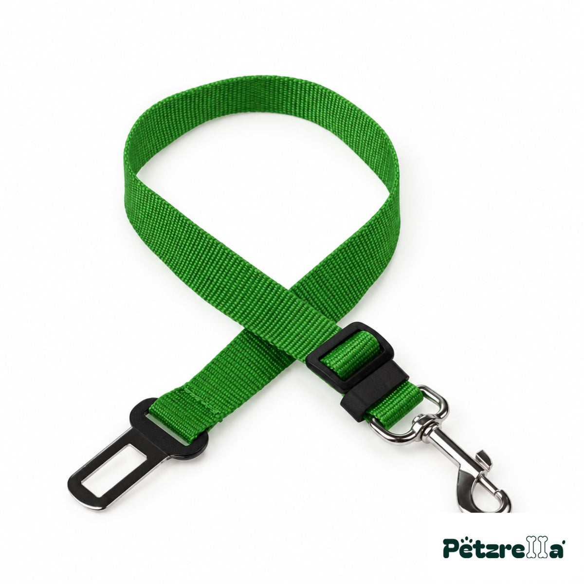 Petzrella Safe Travel Seatbelt Leash - Green