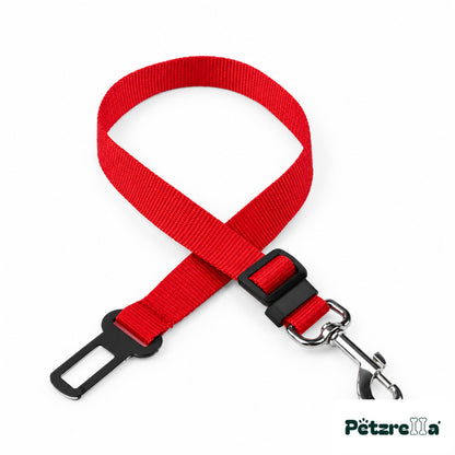 Petzrella Safe Travel Seatbelt Leash - Red